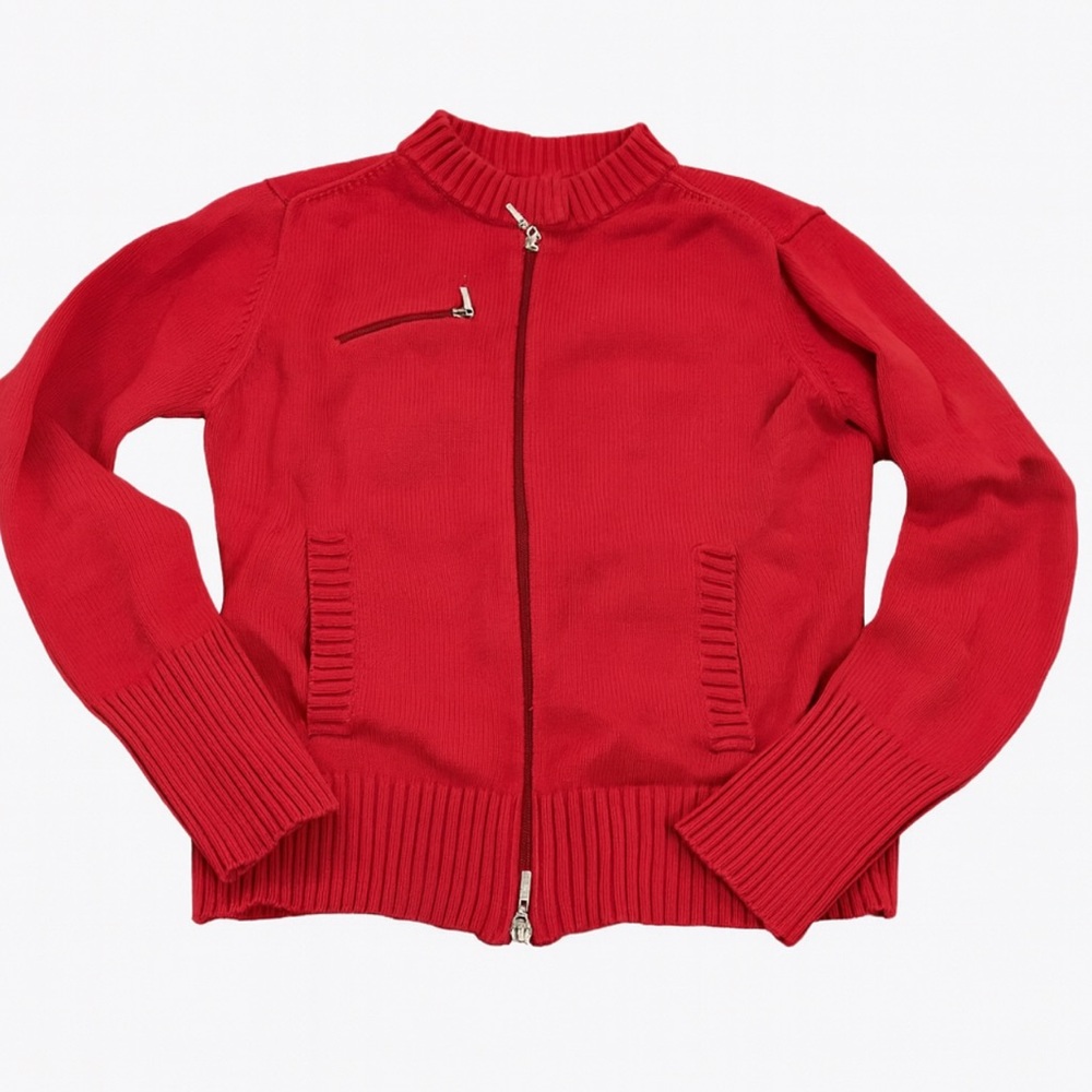 Esprit Cherry Knit Zip-Up